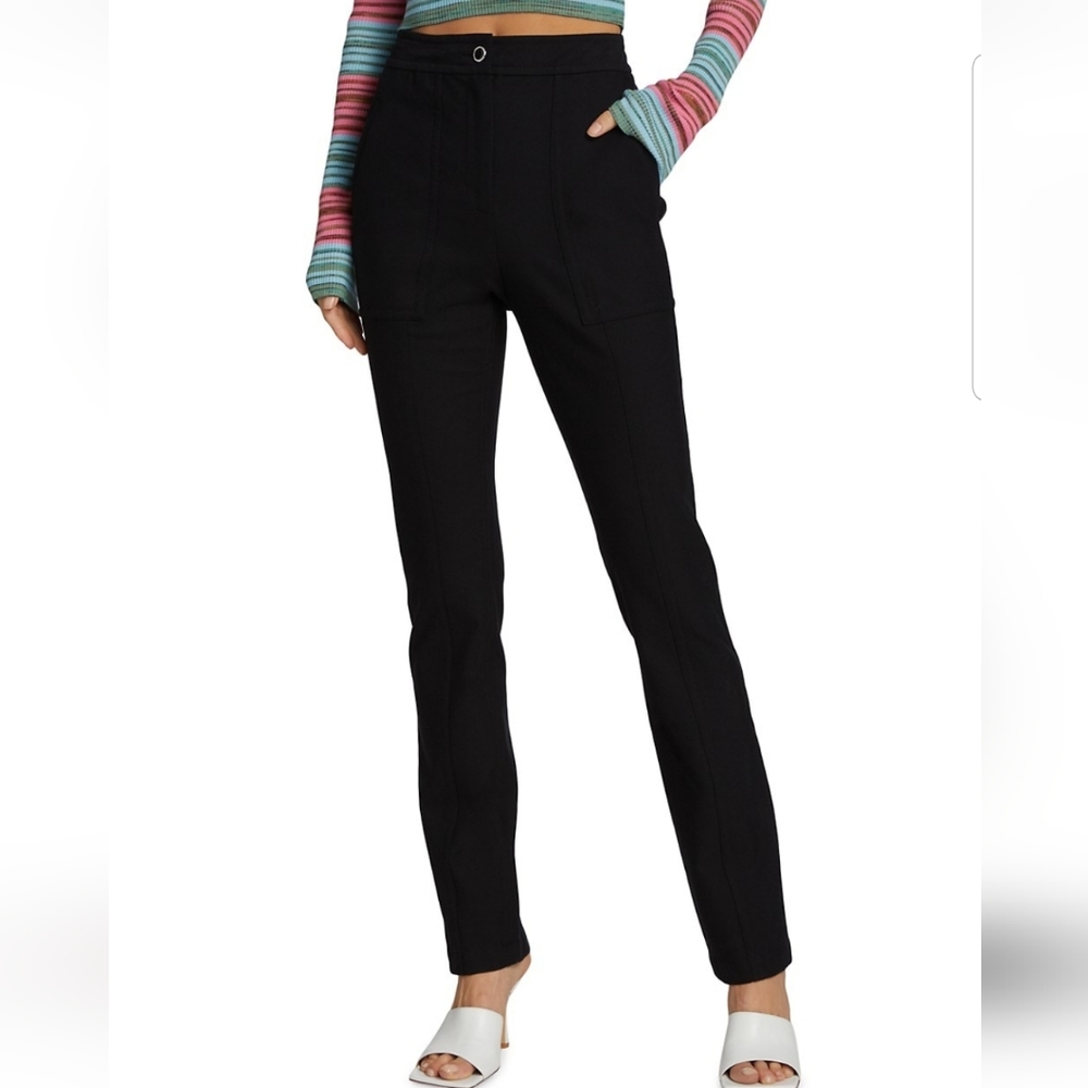 Derek Lam 10 Crosby Noor Seamed High Rise Pants